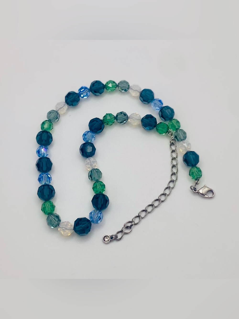 Swarovski Multi-Faceted Crystal Choker Necklace